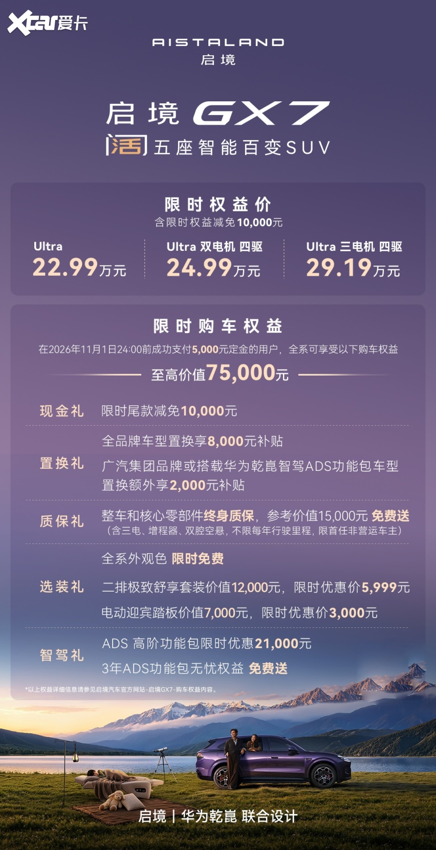 启境GX7起步即标配L3级架构？阔五座是不是家庭SUV的新答案？