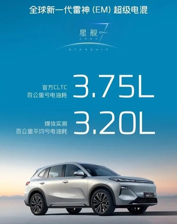 单档电混+超低油耗！11月4日，星舰7即将震撼亮相！