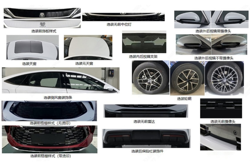 比亚迪秦L无伪谍照曝光：尺寸达到中型车标准，产品定位难以预测