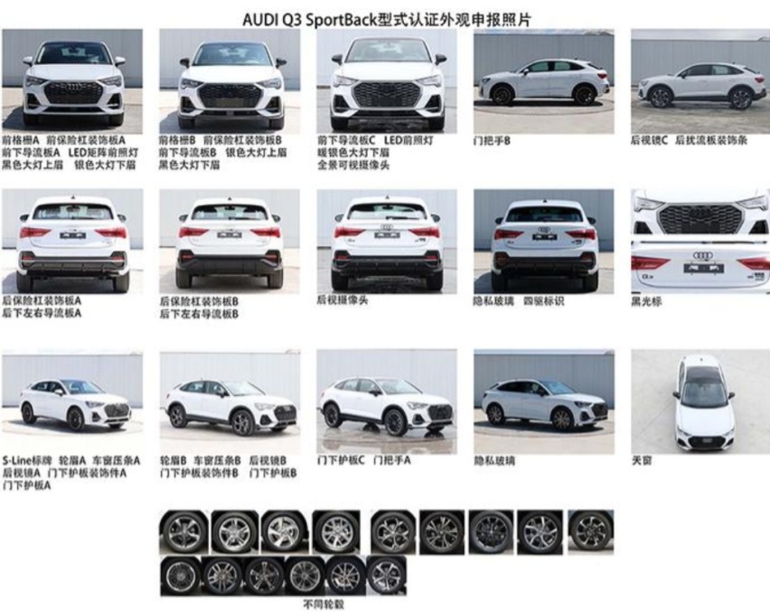 现款27.88万起售，新款奥迪Q3实车曝光，有望明年正式上市