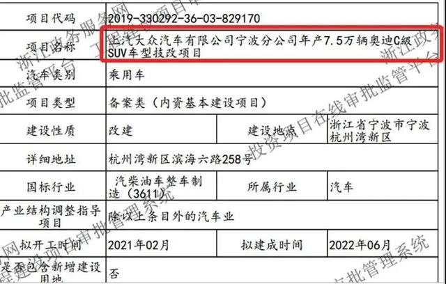 你猜：上汽奥迪即将引入国产的SUV是Q7还是Q8？