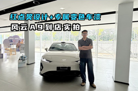 红点奖设计+专属变色车漆 风云A9到店实拍