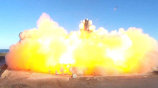 没能见证奇迹 SpaceX星舰首次试飞爆炸 马斯克依然开心