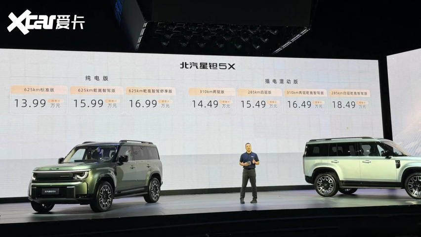 预售价格13.99万元起，我们应该选择北汽星钽5X吗？