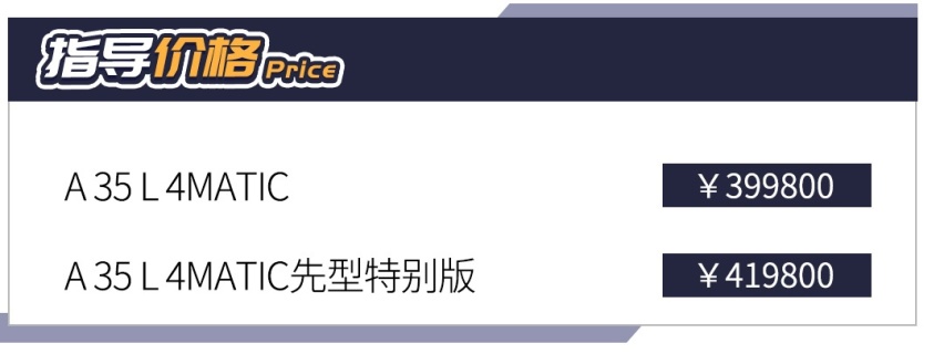 价格更亲民！39.98万起，北京奔驰AMG A35 L上市