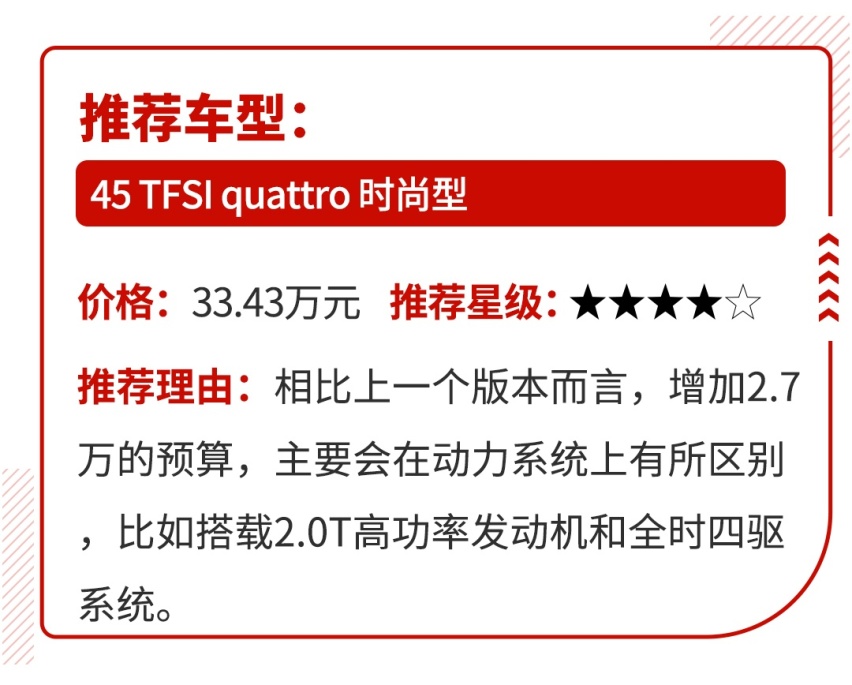 奥迪最新潮SUV来了，2种动力5款车型，这么选准没错！