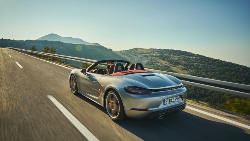 基于 GTS 打造 保时捷发布718 Boxster 25