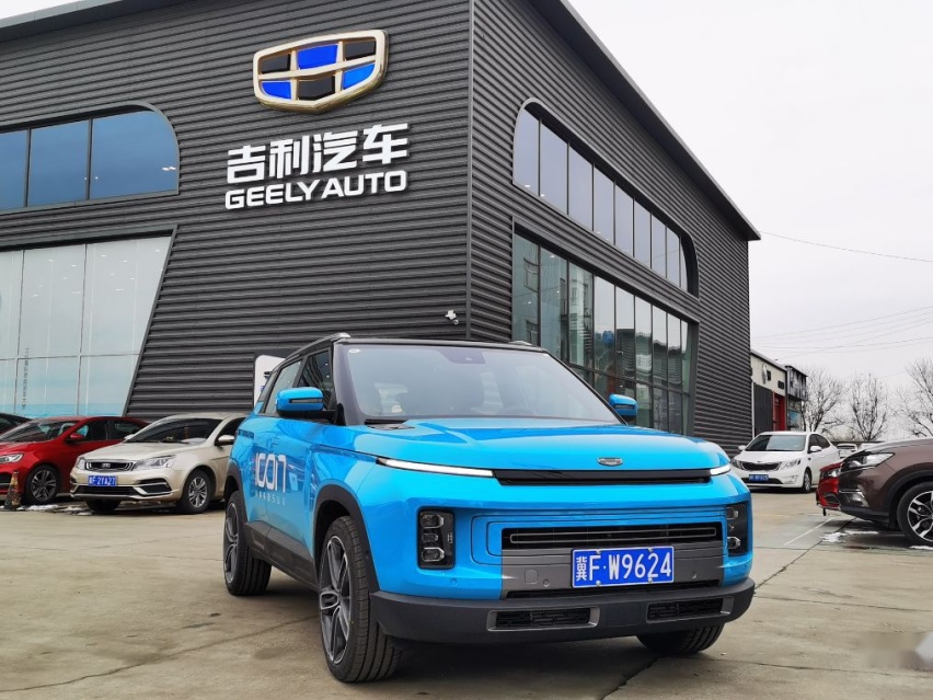 吉利icon到店实拍，概念量产化的icon，将成又一款热销车