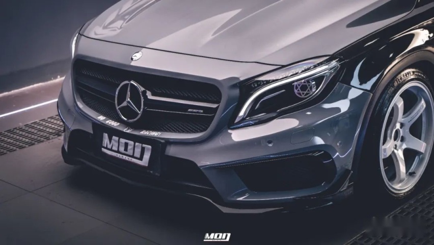 忽悠母亲买了辆奔驰GLA45 AMG，我将它改出了