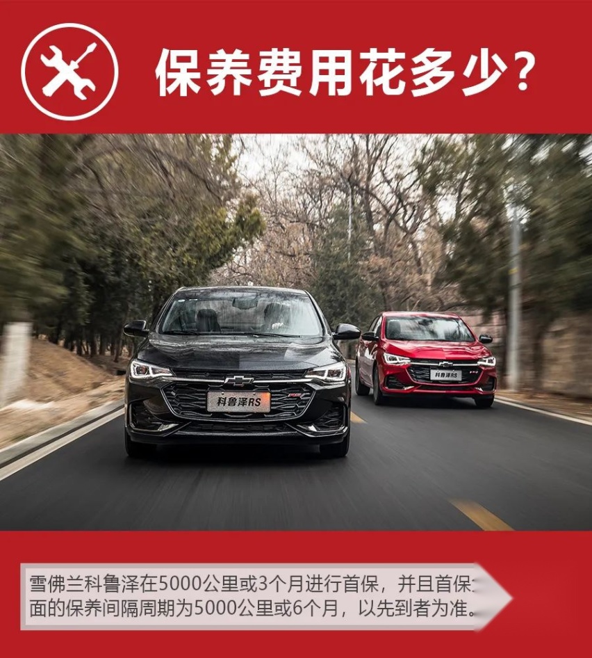 每月养车需花1479元，雪佛兰科鲁泽购车、养车成本详解
