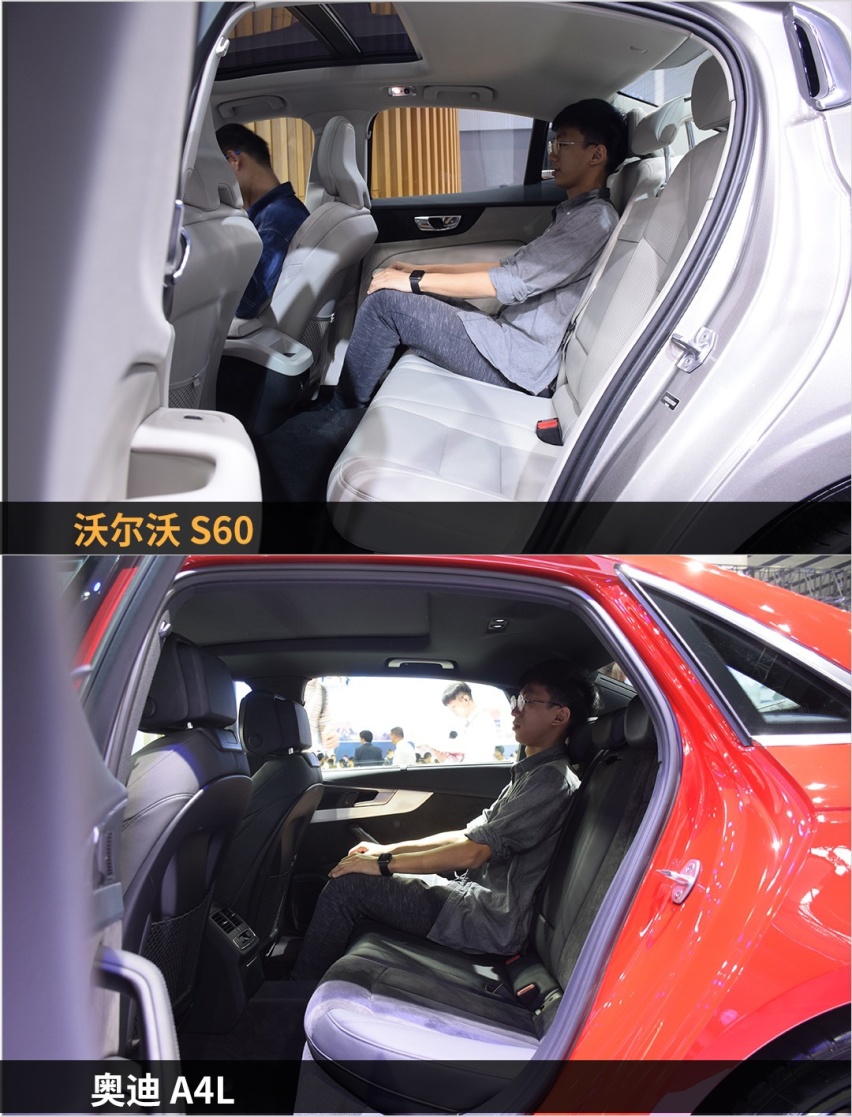 广州车展现场对比，沃尔沃S60和奥迪A4L谁更好？