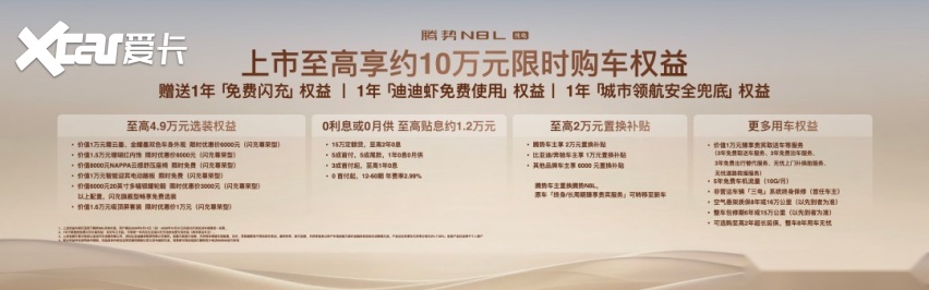 首搭AI超级智能体迪迪虾 腾势N8L纯电上市29.98万-32.98万