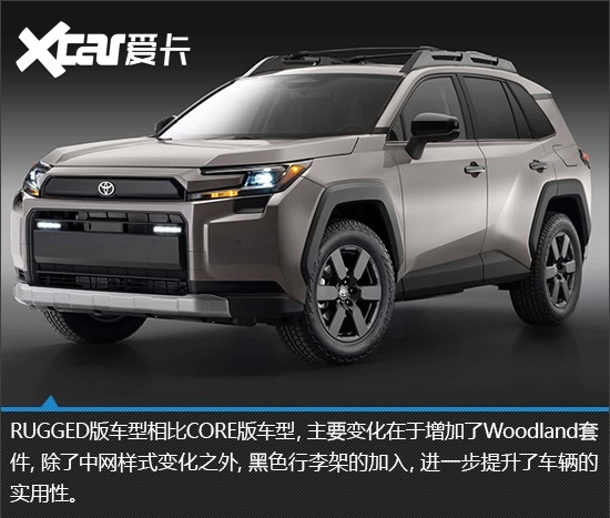 综合竞争力提升 全新丰田RAV4新车图解