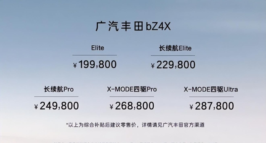 平均月销不足千辆，广汽丰田bZ4X直降3万元救市，还有机会吗？