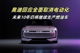 奥迪战略大转向：放弃激进电动化目标，未来10年仍将继续生产燃油车