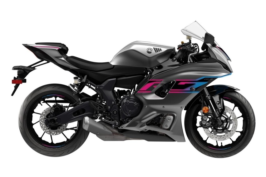 2024雅马哈YZF-R7新色海外发布：赛博庞克风格上身
