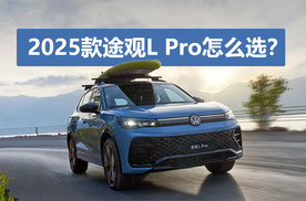 标配2.0T高功率发动机，聊2025款途观L Pro怎么选？