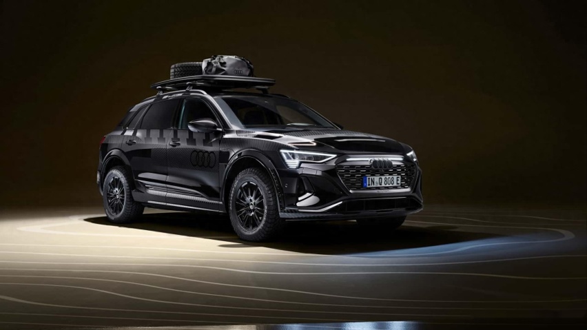 约合人民币94万元 奥迪Q8 e-tron达喀尔版发布 强化越野能力