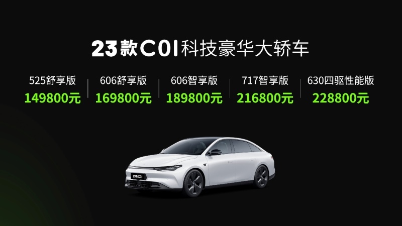 品价比刷新价值标准，新款零跑C01五大版型到底怎么选？