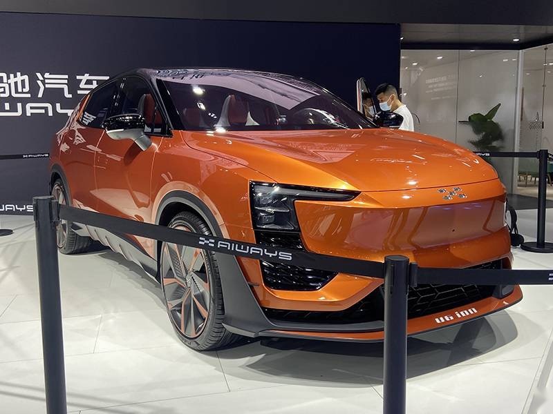 2020成都车展：造型大胆科幻，实拍爱驰U6 ion概念车