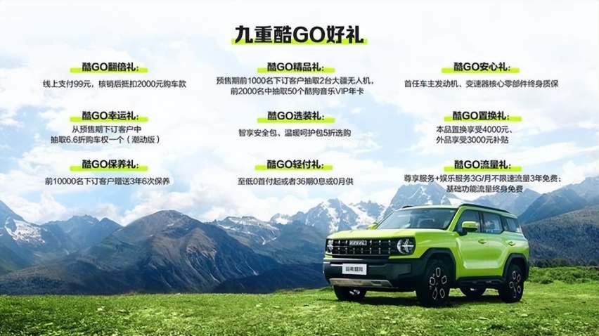 入门级硬朗越野SUV，哈弗酷狗顶配预售不超15万元