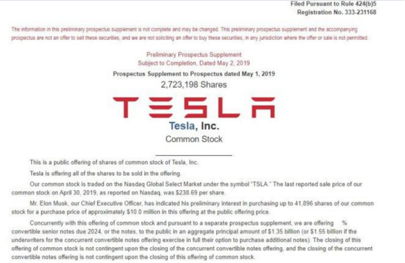 特斯拉第一季度亏损6.68亿美元，马斯克欲融资自救？