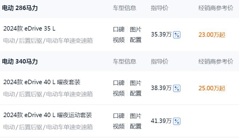 买新势力担惊受怕？宝马电车23万多落地，5.6秒破百全系空气悬挂