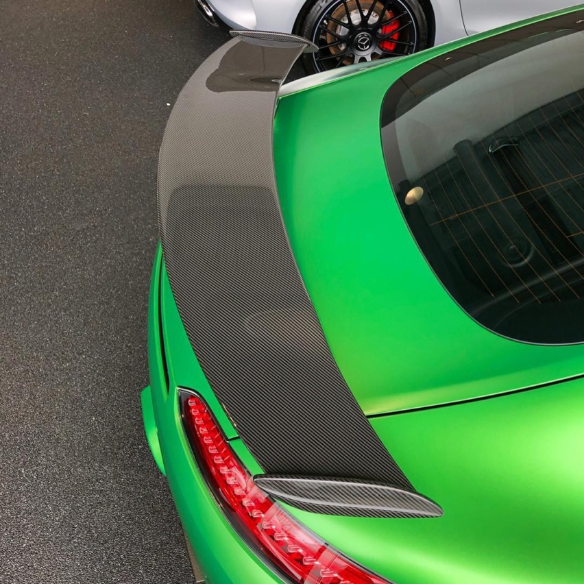 奔驰AMG GT R实车 绿色的帅气感