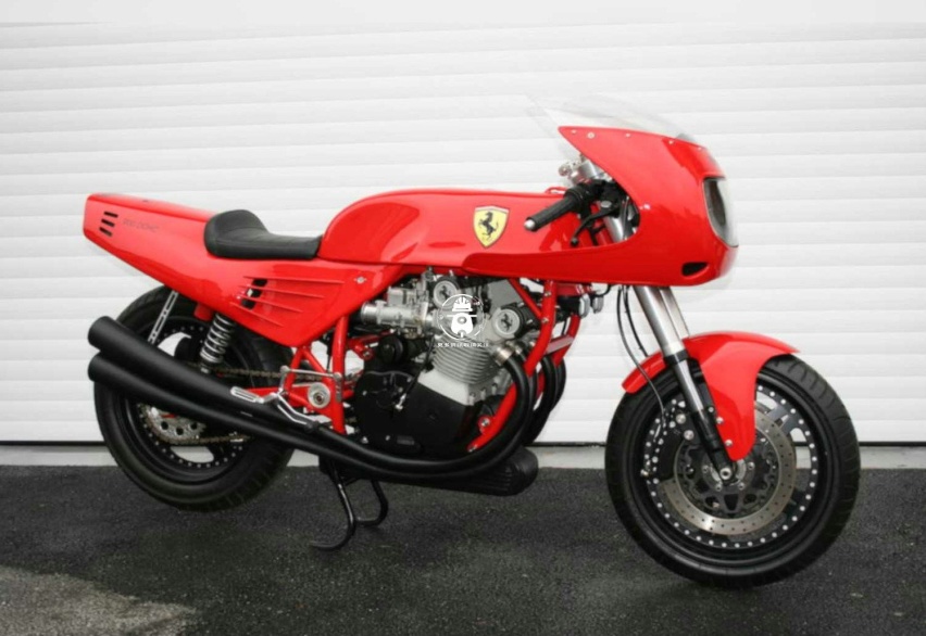 有史以来唯一获得Ferrari许可的 法拉利摩托车