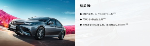 超高性价比，中高级轿车还买第八代凯美瑞