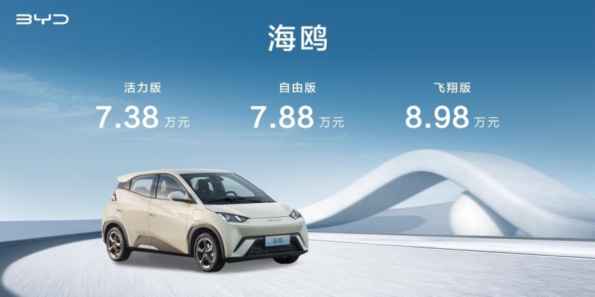 城市的精灵，品鉴、试驾比亚迪海鸥