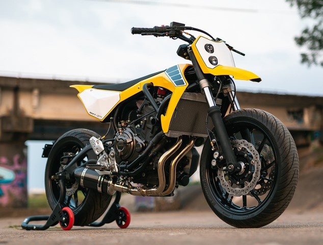 雅马哈改装神作 MT-07改装Supermoto赛车