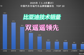 都说自己遥遥领先，比亚迪销量+技术才是真的遥遥领先