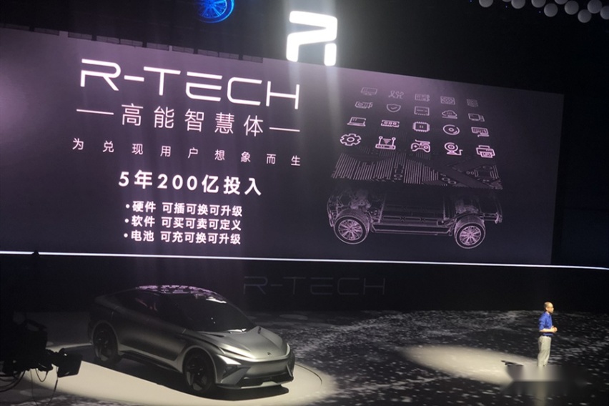 R汽车发布R-TECH高能智慧体，诠释智能汽车该长什么样