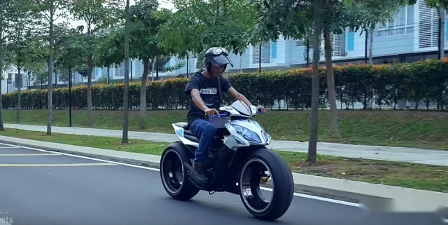马来西亚Demak Evo ZR 110 无轮毂车轮摩托现世