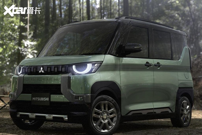 搭混动动力 四驱 三菱delica mini官图发布