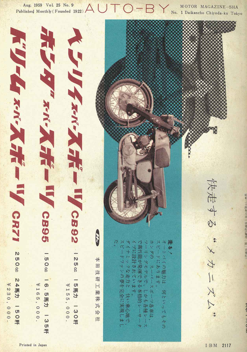 摩托车厂商历史回顾：本田摩托50年代发展历程