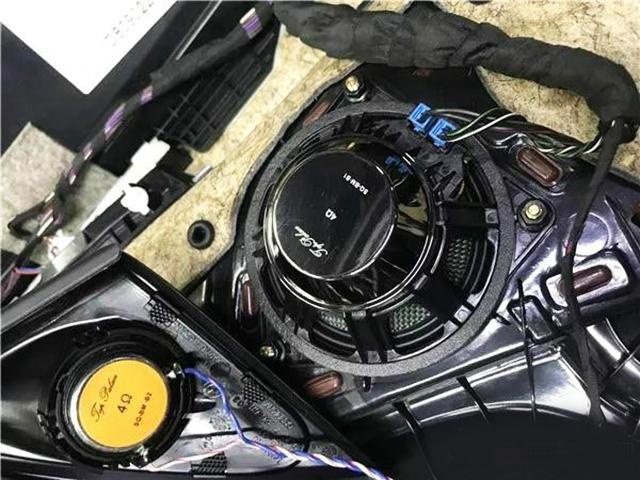 宝马7系音响改装极品殿堂12喇叭全套,台州慧声汽车音响改装
