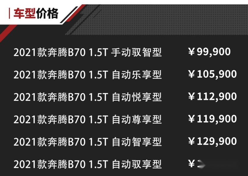 9.99万起！这辆大尺寸 科技感爆棚的新B级车真是不惜成本！