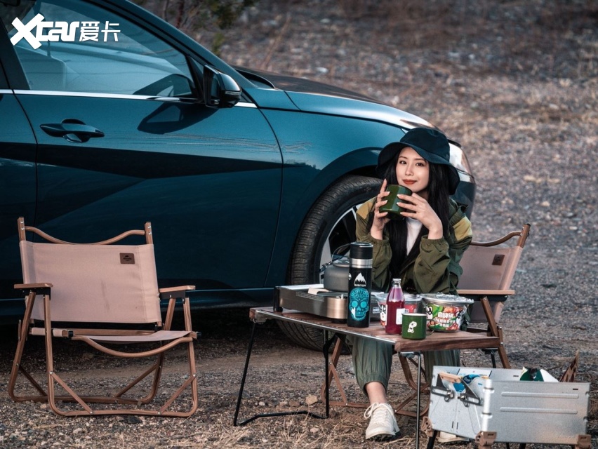 开着伊兰特轻车简行去露营 畅想夏日美好