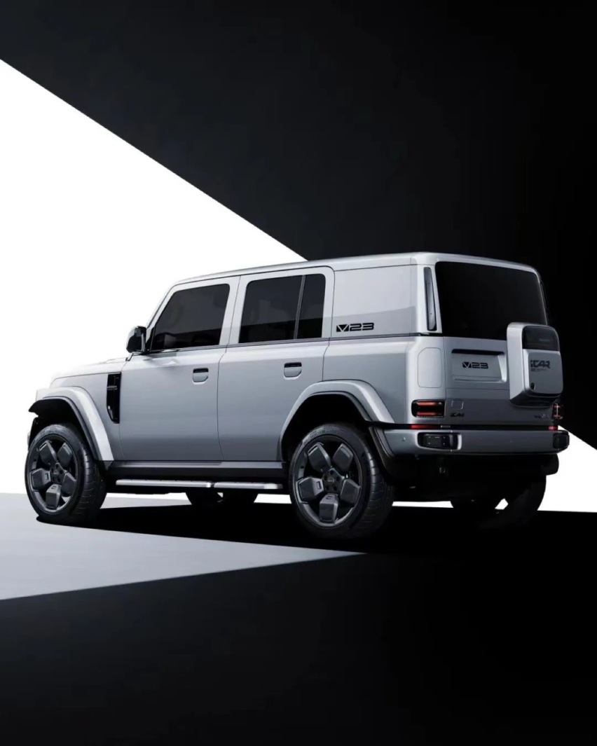 奇瑞iCAR V23曝了个光