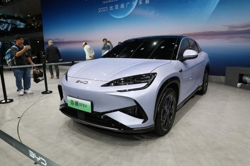 比亚迪海狮07 EV实拍流出，颜值不会令人失望，就看售价怎么样
