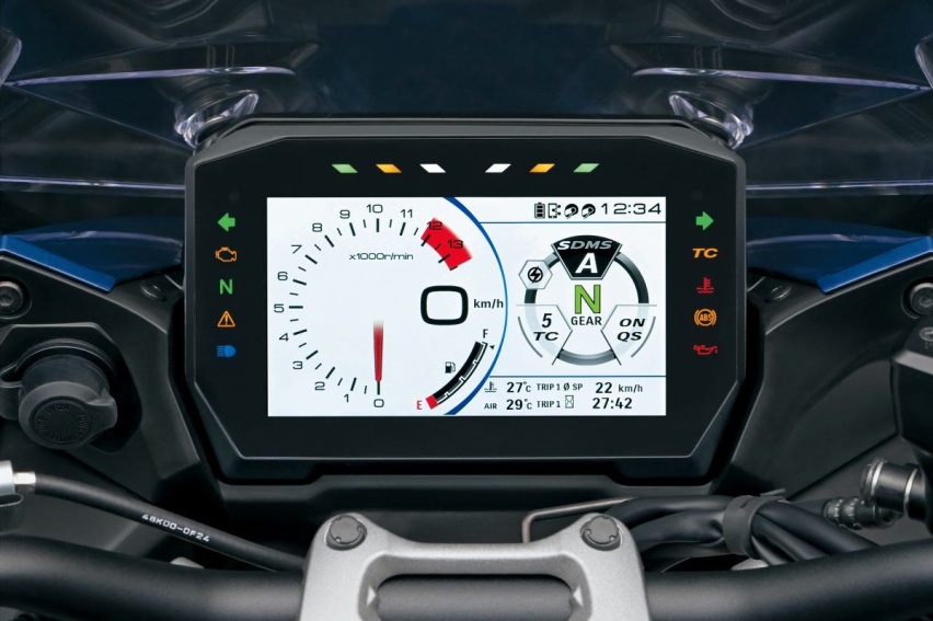 2022铃木GSX-S1000GT发布：生化机械风脸谱，全能公升级跑旅