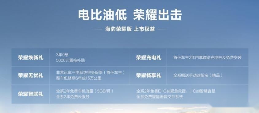 800V平台+700km纯电续航，比亚迪海豹荣耀版售17.98万元起