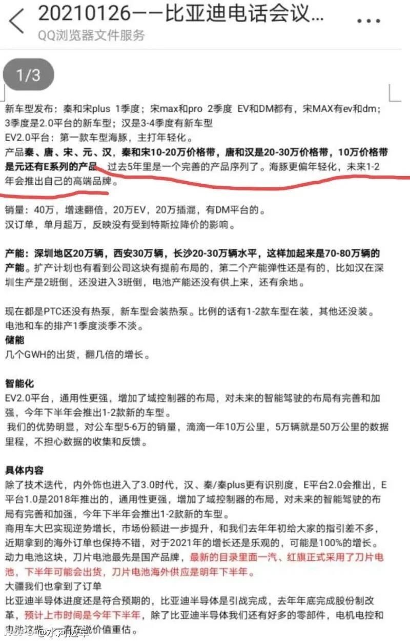 售价超50万？比亚迪高端品牌年内发布