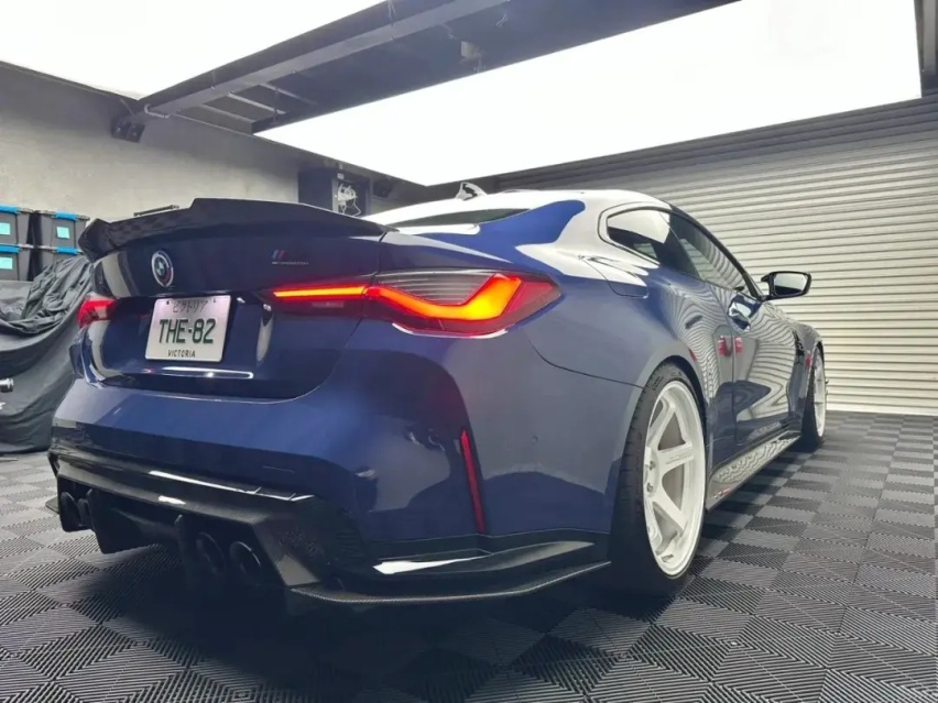 宽体大尾翼、低趴姿态、赛道竞技风等，宝马G82 M4改装合集