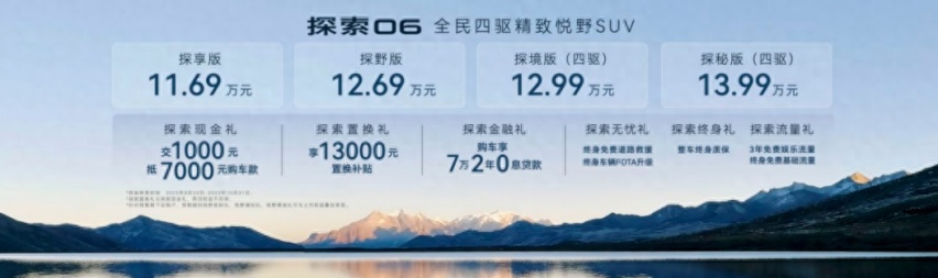 奇瑞探索06上市：融创新与激情，释放探险本能