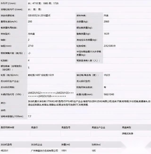 尺寸加大！新款广汽传祺GS4 PLUS实车曝光