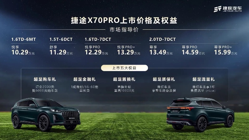 10.29万元起，捷途X70 PRO正式上市，空间是一大卖点