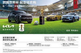 助兴世界杯16强鏖战，起亚推购置税补贴+全国“一口价”+世界杯联名好礼
